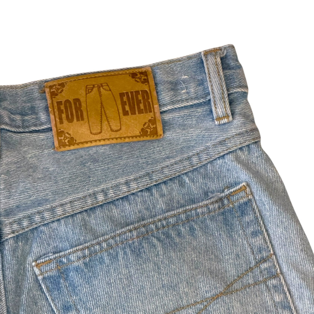 For Ever - Light Blue Denim Vintage 90s Shorts