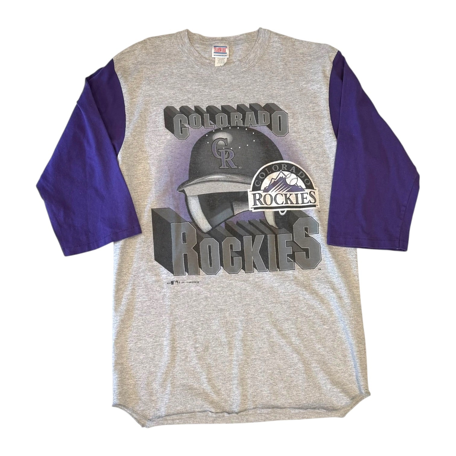 Teamwork - Colorado Rockies Vintage 1994 T-Shirt