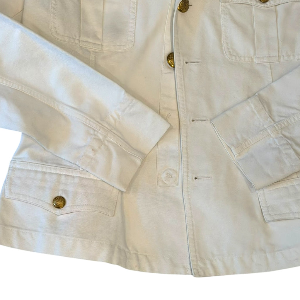 Ralph Lauren - Lauren Jeans Co White Denim Vintage Jacket