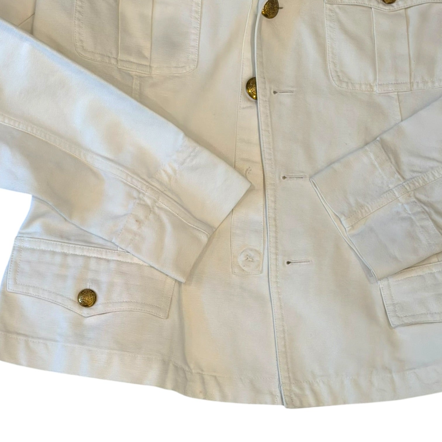 Ralph Lauren - Lauren Jeans Co White Denim Vintage Jacket