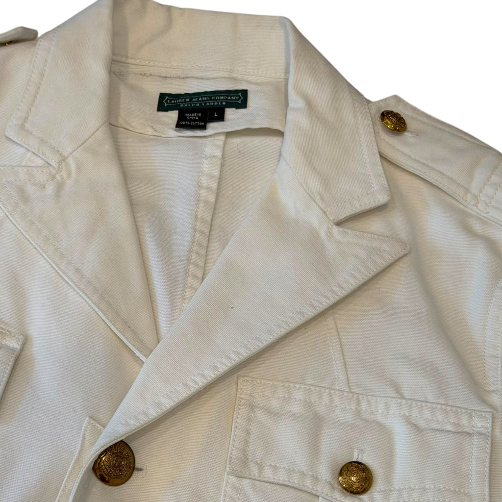 Ralph Lauren - Lauren Jeans Co White Denim Vintage Jacket
