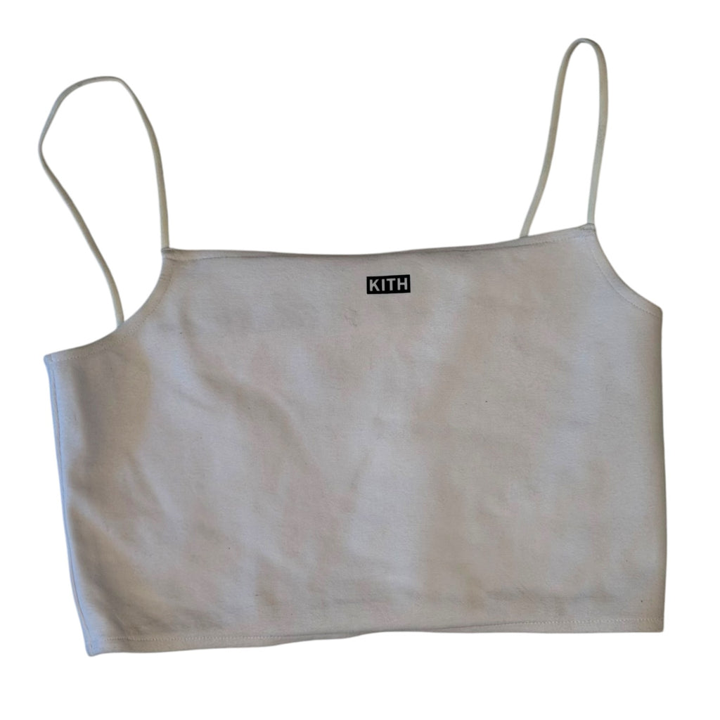 Kith - Womens' White Cropped Tank Top
