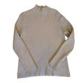 Ralph Lauren - Beige Knit Turtleneck Vintage Y2K Sweater