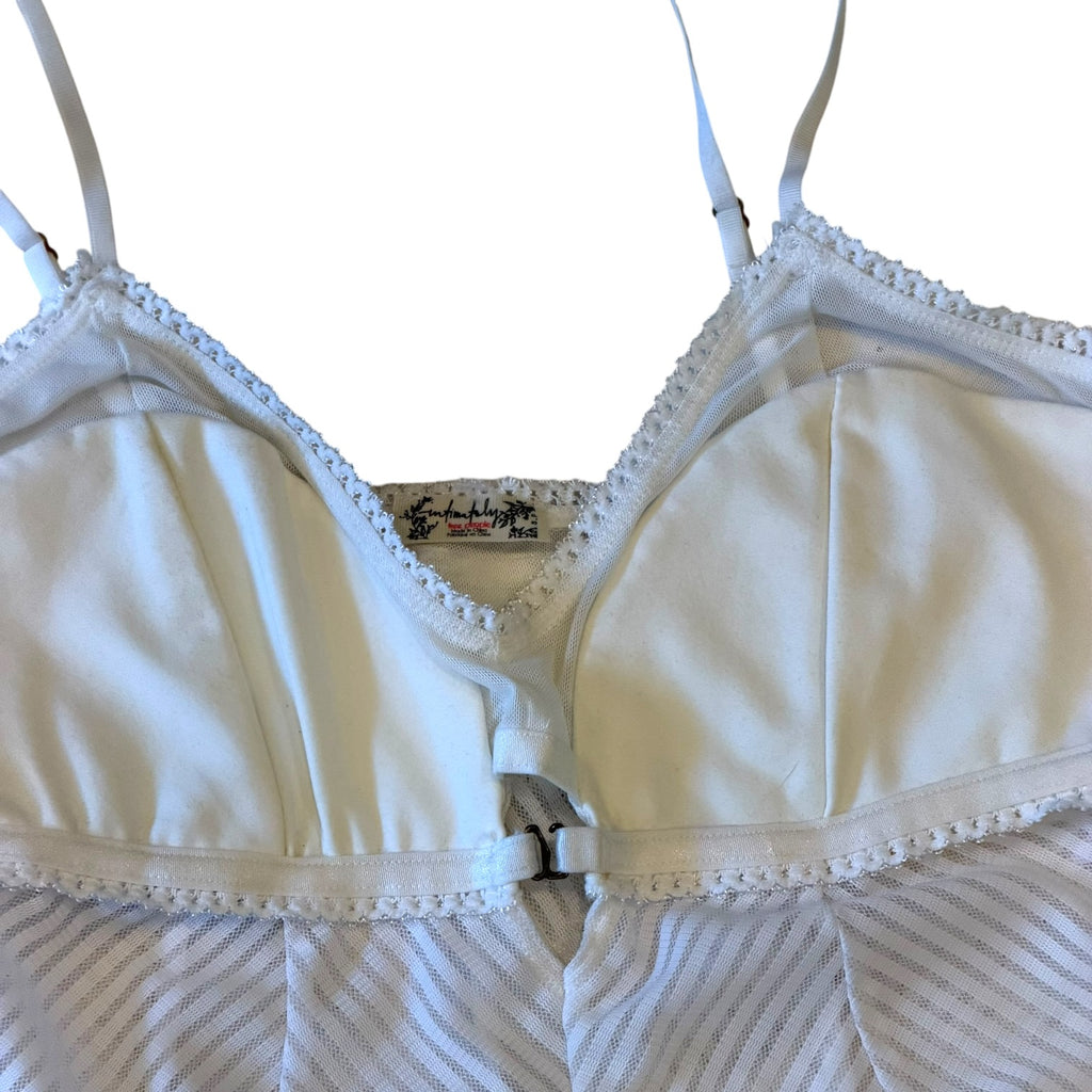Intimatey by Free People - White Lingerie Tank Top