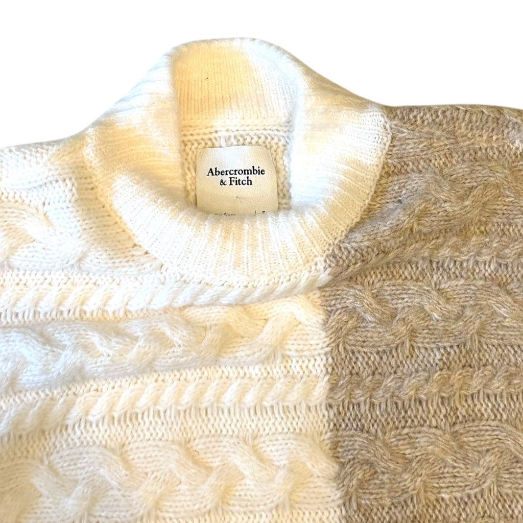 Abercrombie & Fitch - Two Tone Cable Knit Sweater