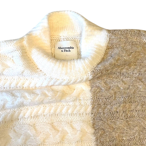 Abercrombie & Fitch - Two Tone Cable Knit Sweater