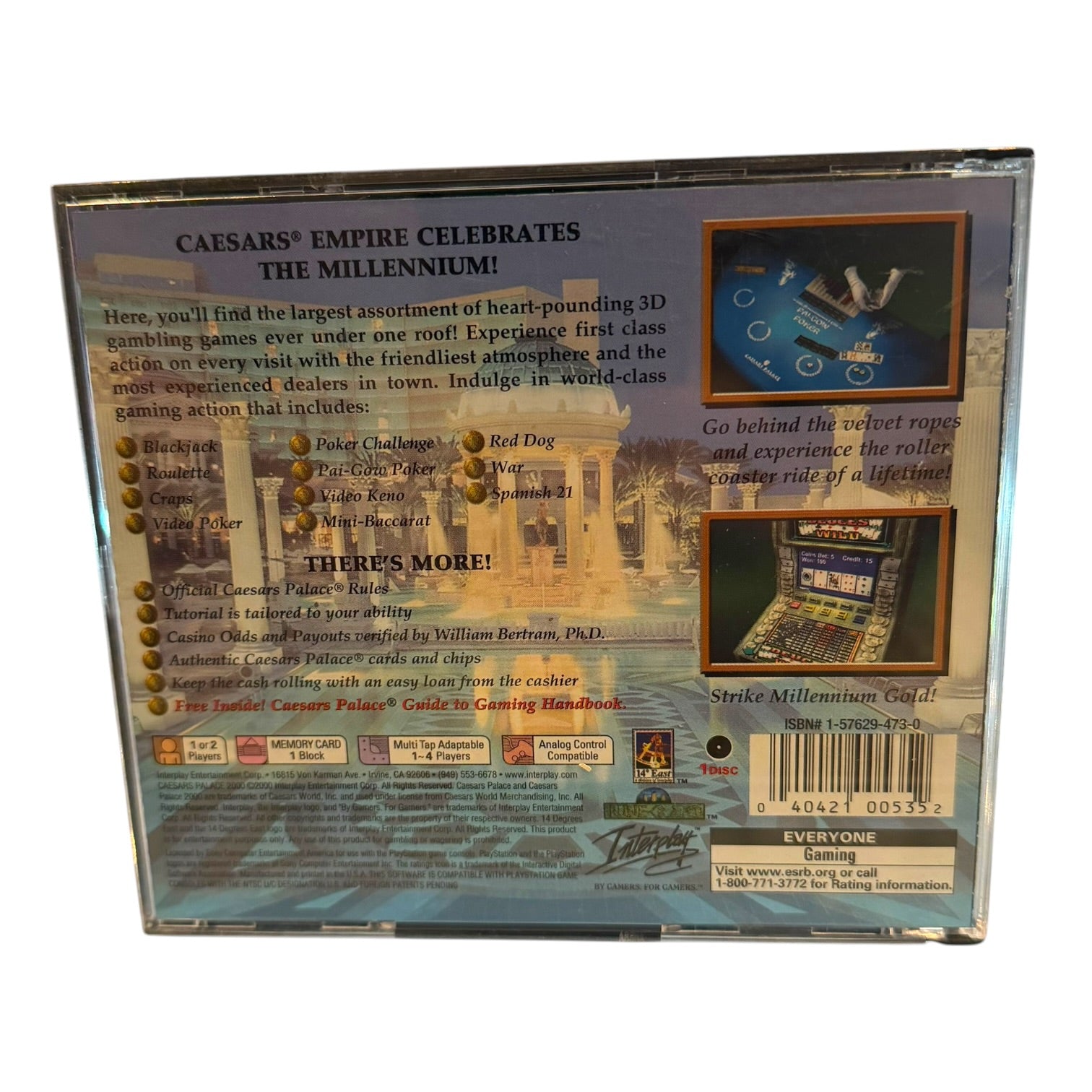 Playstation 1 - Caesars Palace 2000 (CIB)