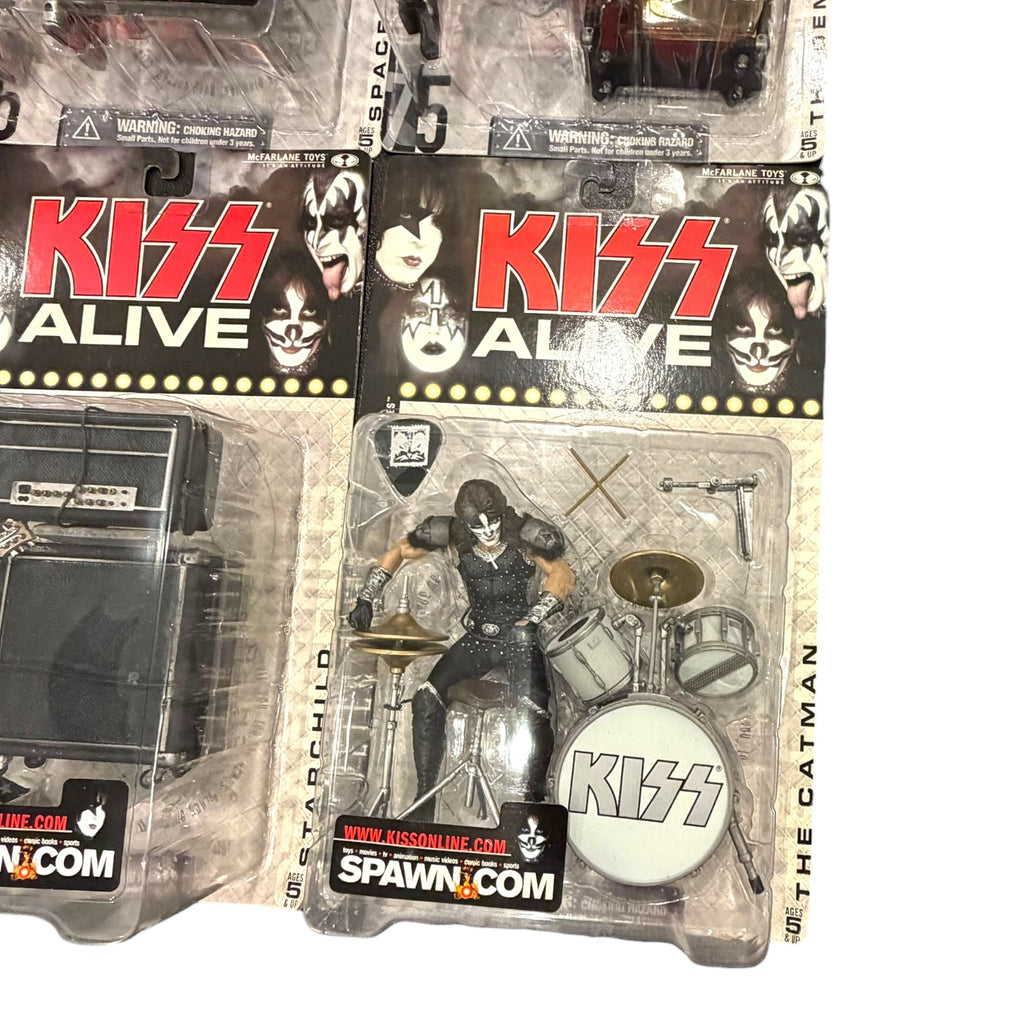 McFarlane Toys - KISS Alive Super Stage NIB 4 Complete Figure Set
