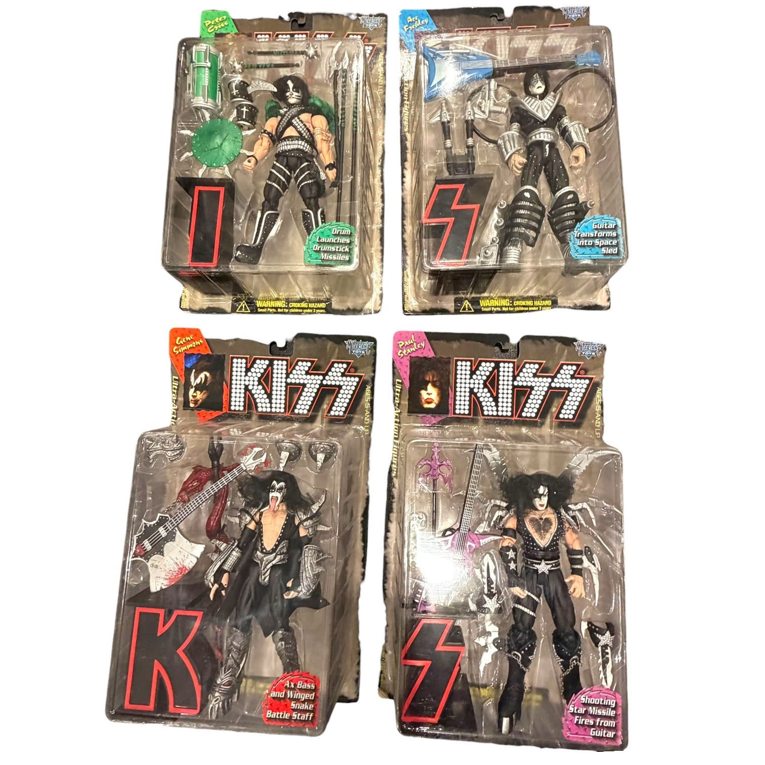 McFarlane Toys - KISS Action NIB 4 Figure Set