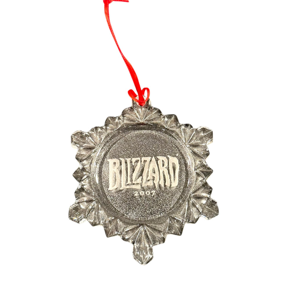 Blizzard Entertainment - 2007 Employee Exclusive Crystal Christmas Ornament