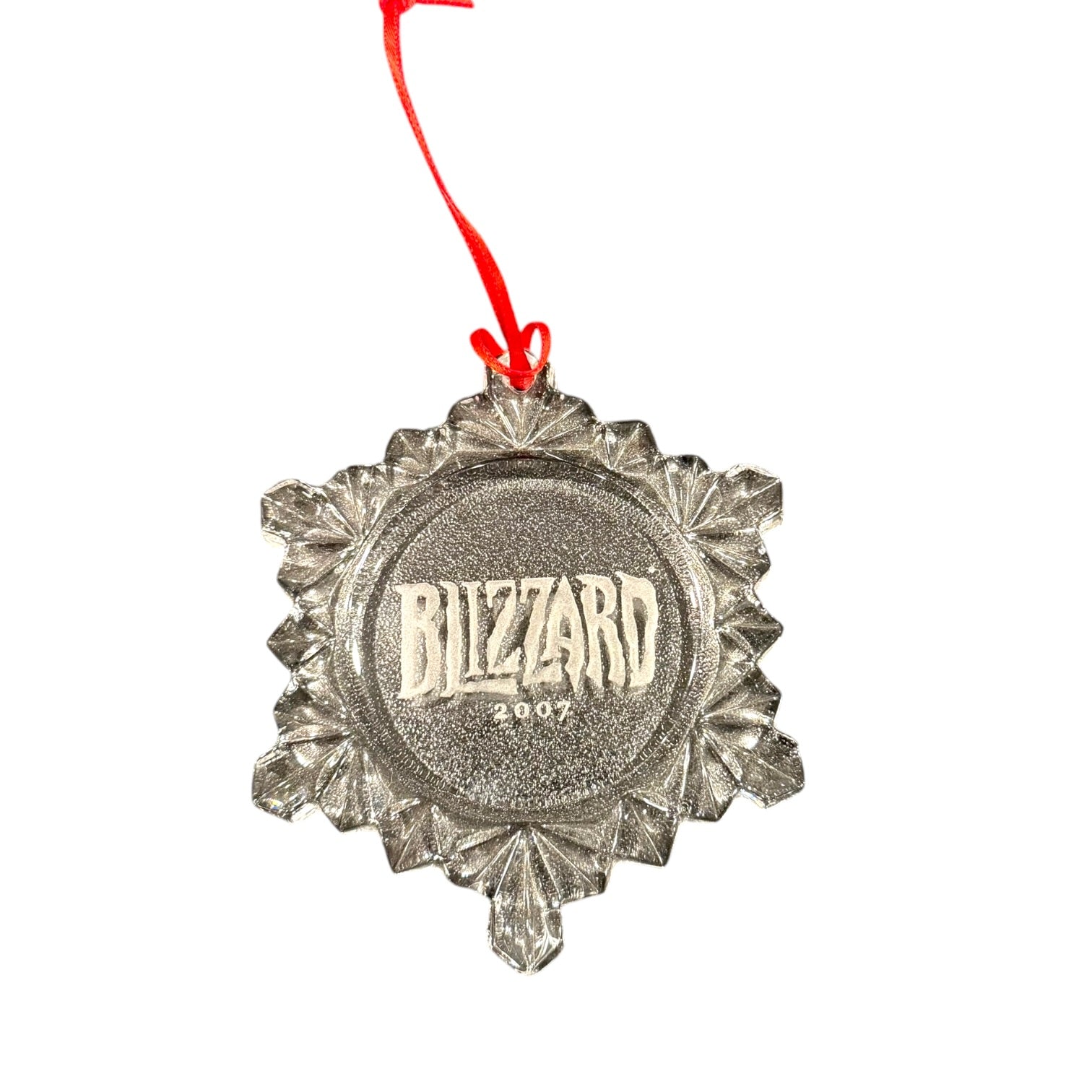Blizzard Entertainment - 2007 Employee Exclusive Crystal Christmas Ornament