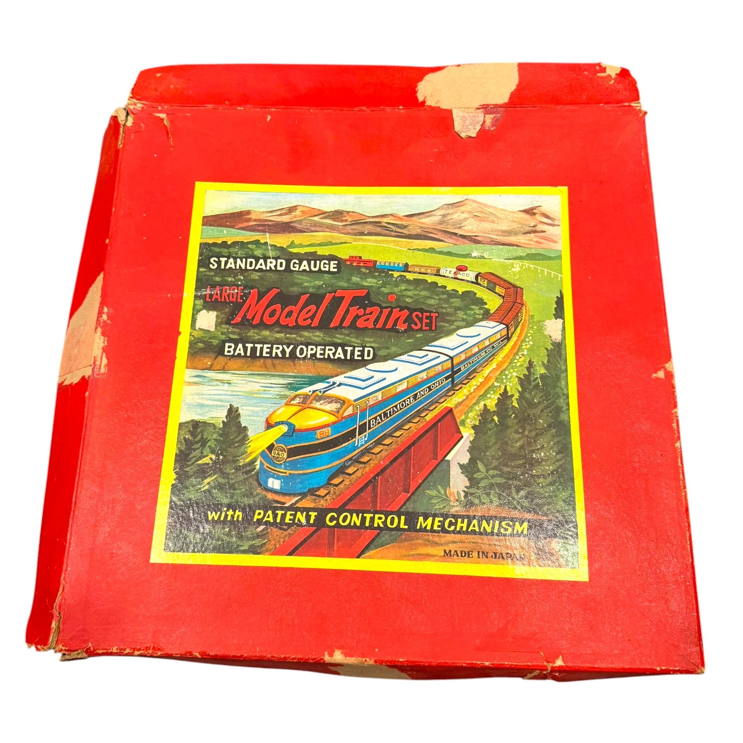 Battery Operation Trains - Japan Tin Model Train Set