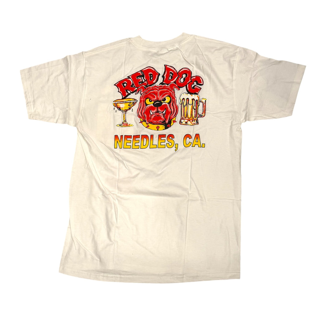 Hanes - Red Dog Needles, CA Pocket Vintage 90s T-Shirt