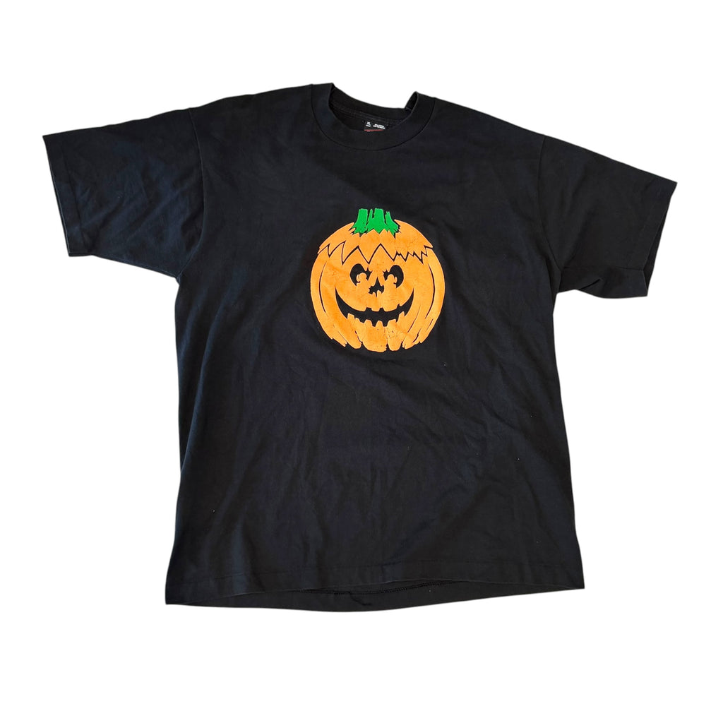 Screen Stars Best - Pumpkin Halloween Vintage 90s T-Shirt