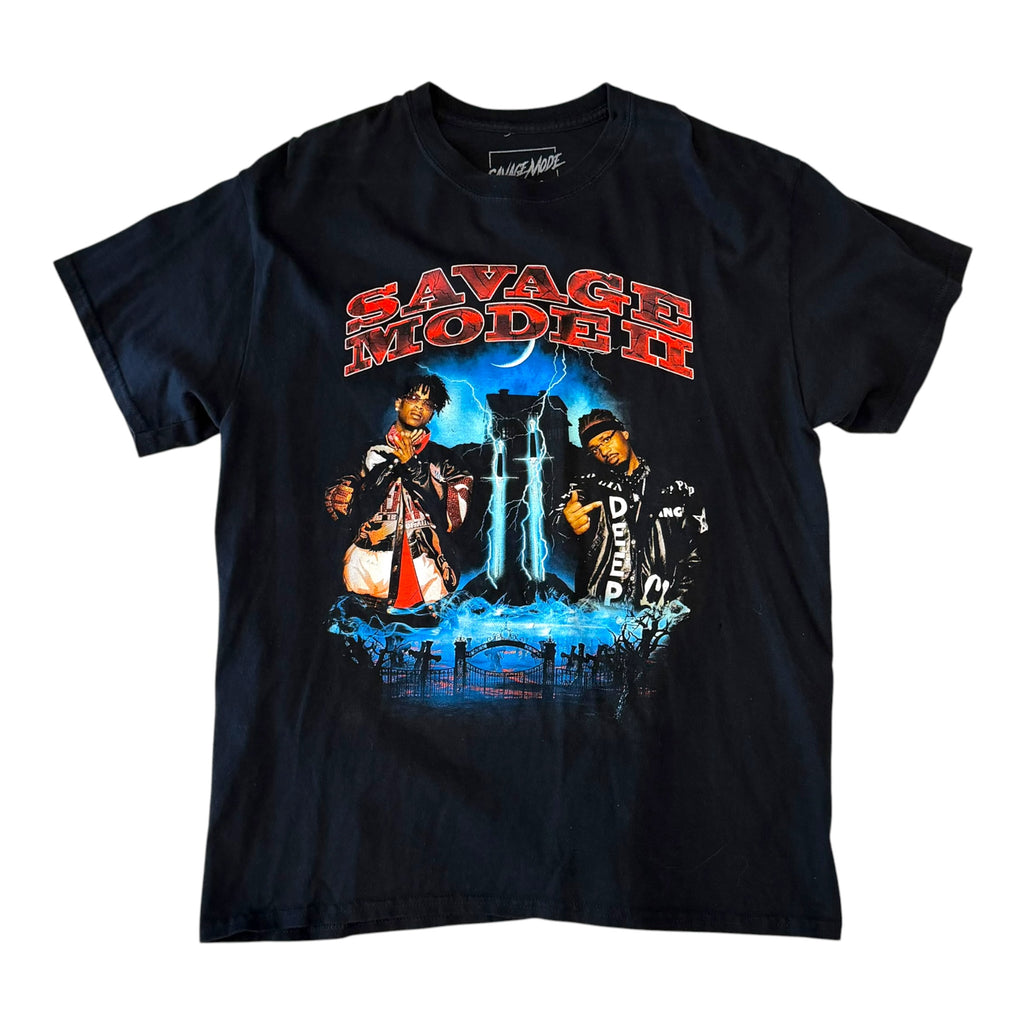Savage Mode - 21 Savage Metro Boomin Album Promo Graphic T-Shirt