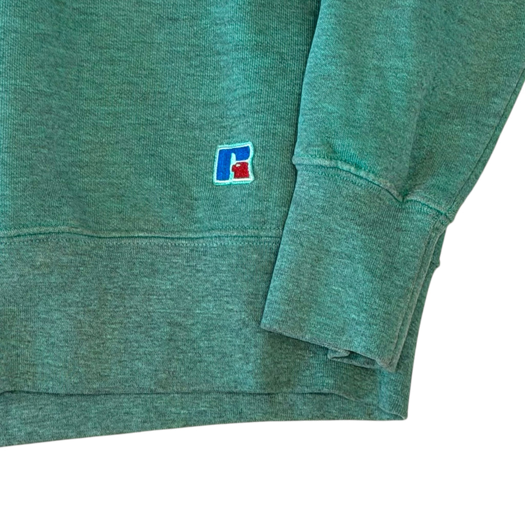 Russell Athletic - Green Vintage Y2K Essential Crewneck Sweatshirt