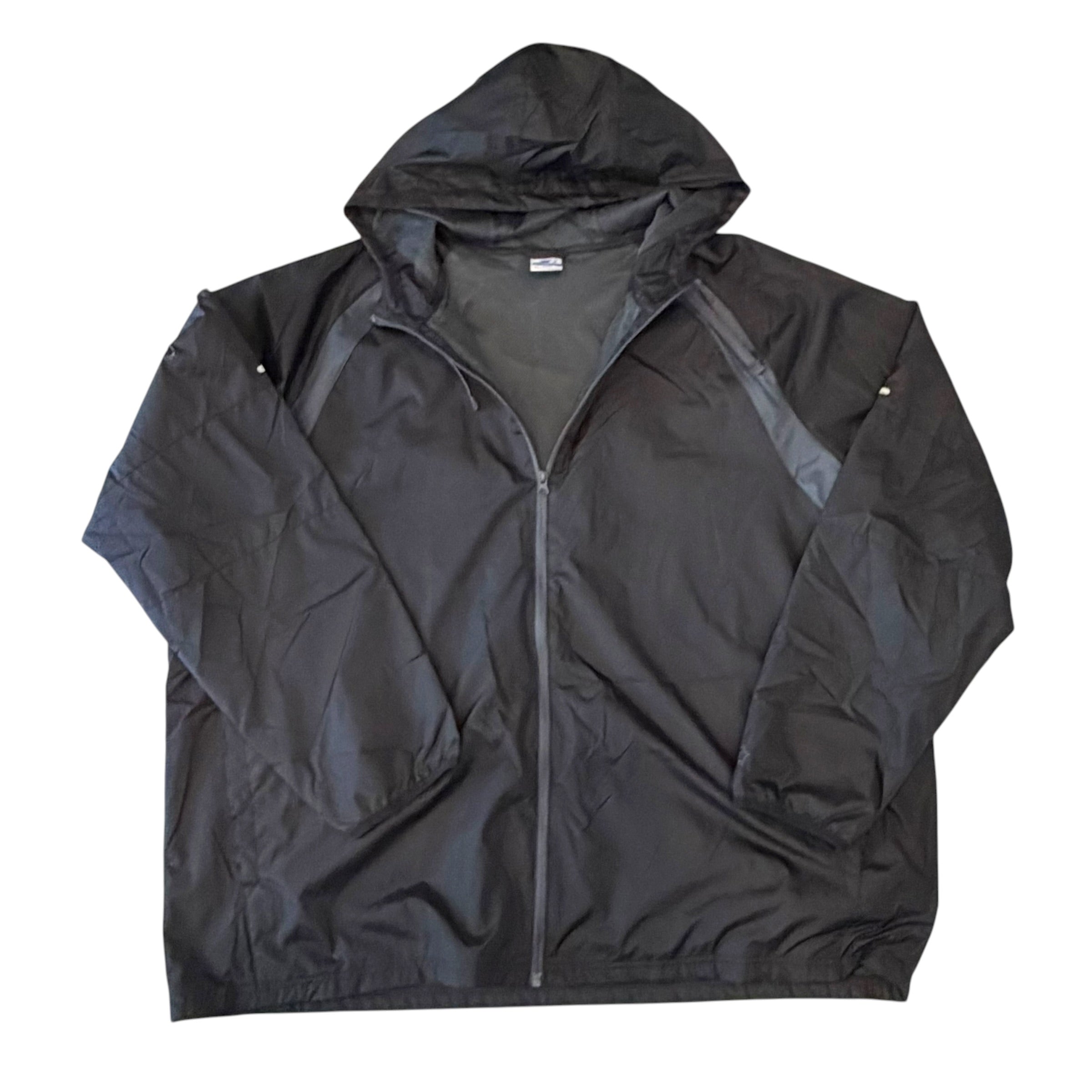 Starter - Full Zip Black Windbreaker Jacket