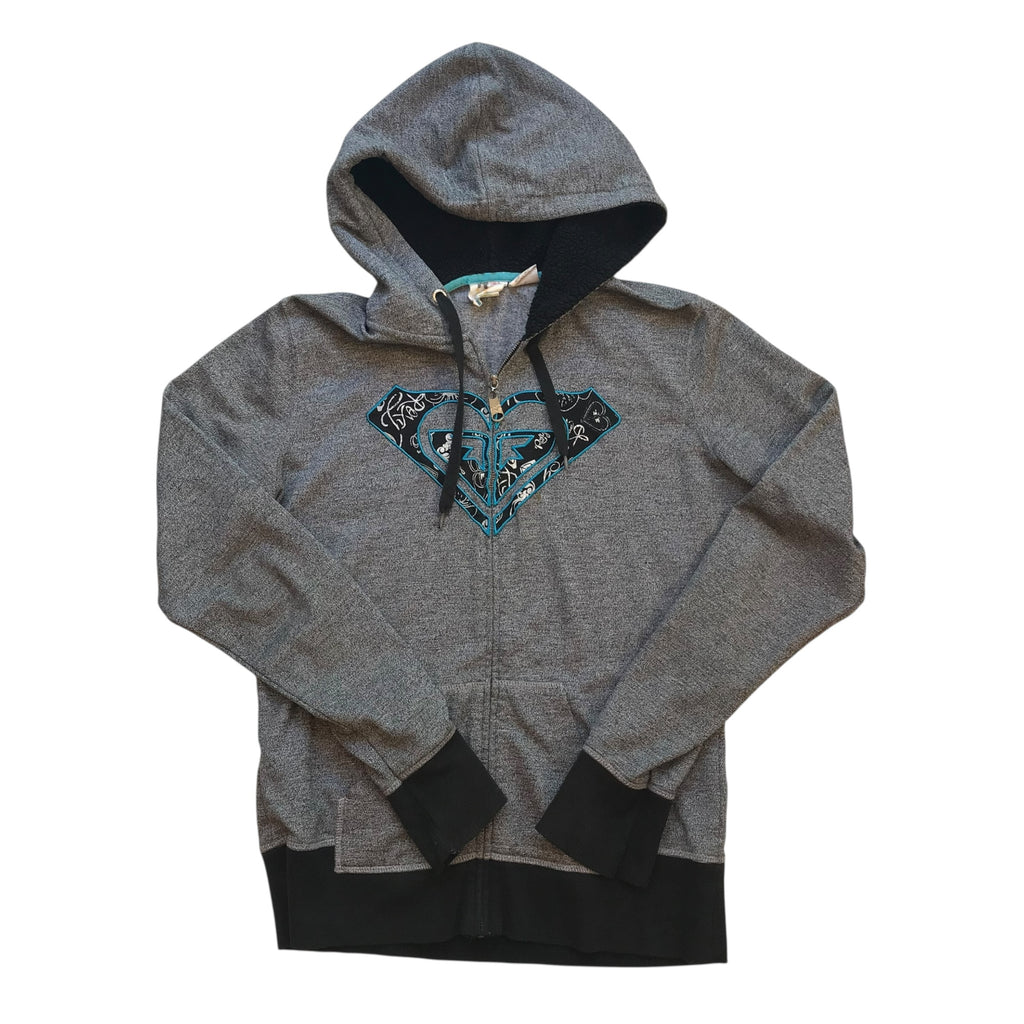 Roxy - Full Zip Vintage Y2K Womens Hoodie Sweatshirt