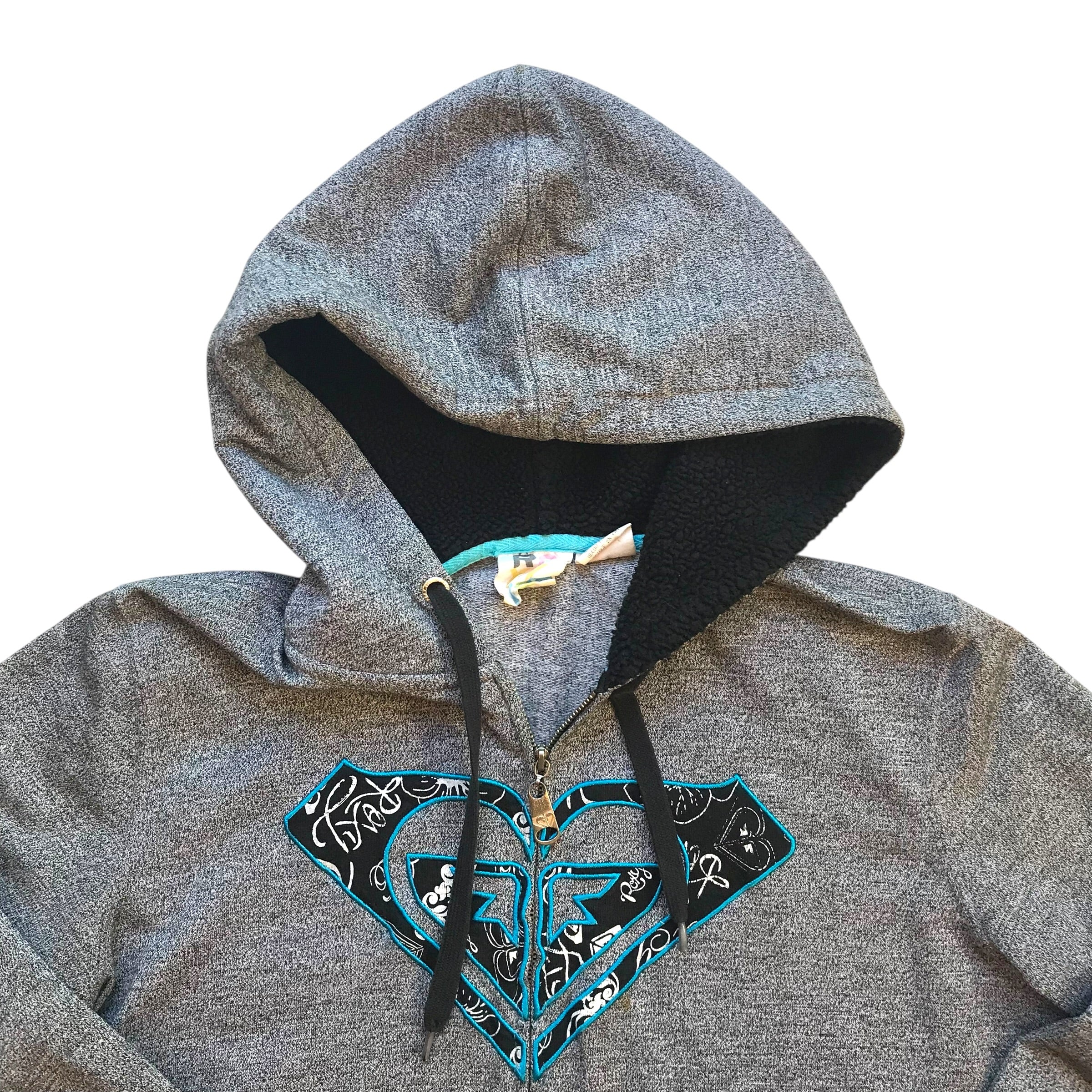 Roxy - Full Zip Vintage Y2K Womens Hoodie Sweatshirt