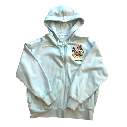 Disney - Mickey & Minnie Mouse Womens Full Zip Hoodie Sweatshirt