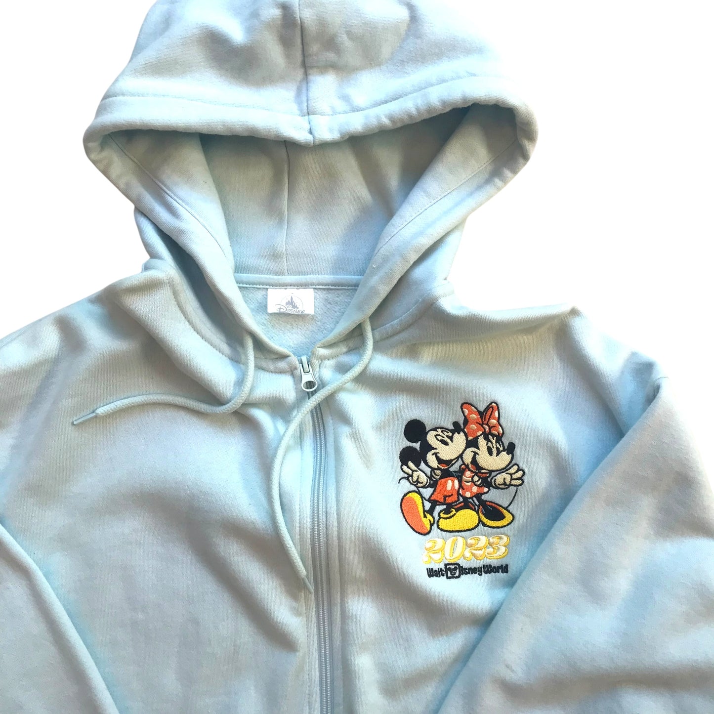 Disney - Mickey & Minnie Mouse Womens Full Zip Hoodie Sweatshirt