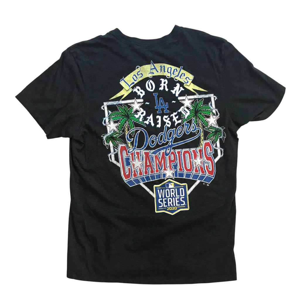 Born x Raised x 47 Brand - Los Angeles Dodgers 2020 Championship T-Shirt