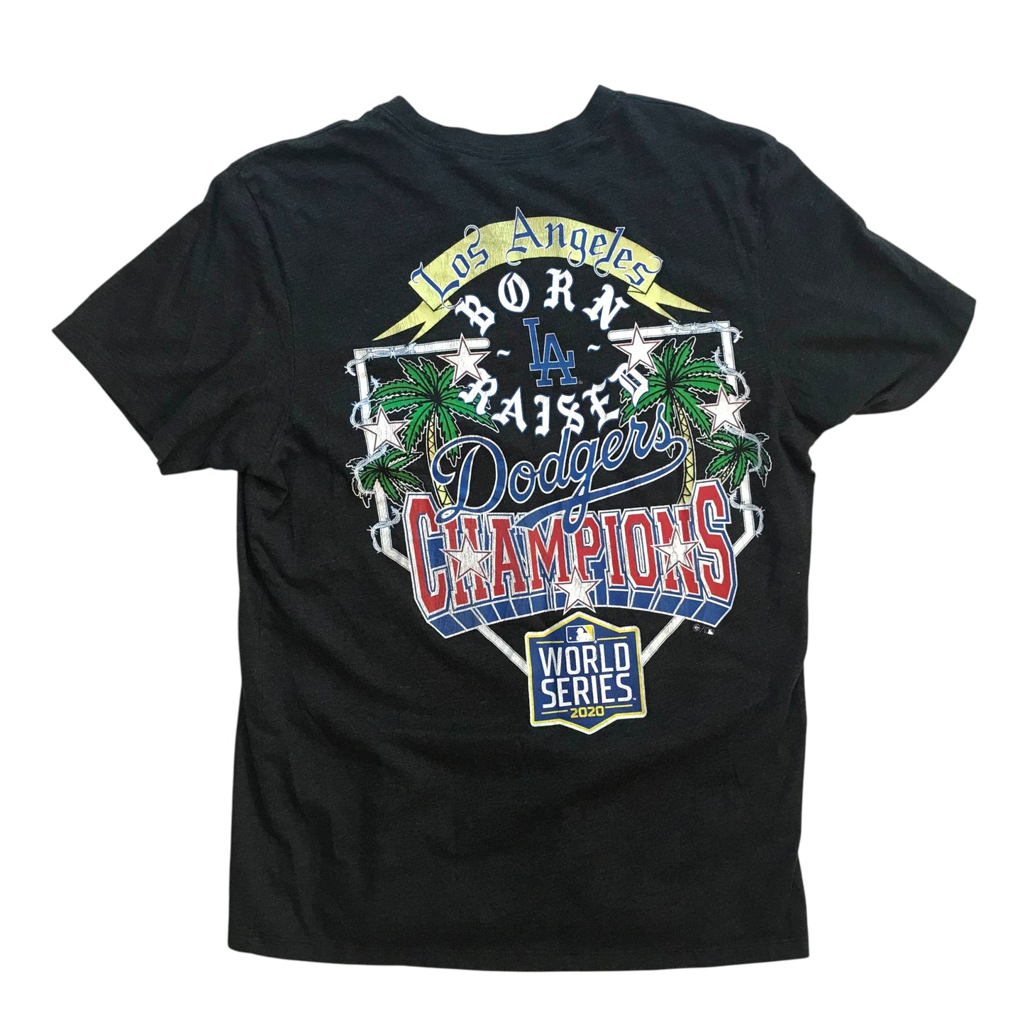 Born x Raised x 47 Brand - Los Angeles Dodgers 2020 Championship T-Shirt