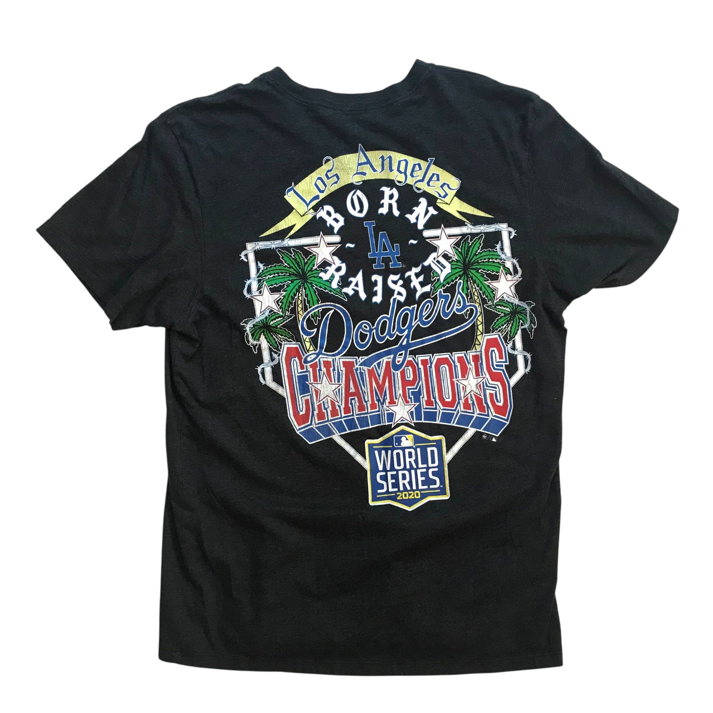 Born x Raised x 47 Brand - Los Angeles Dodgers 2020 Championship T-Shirt