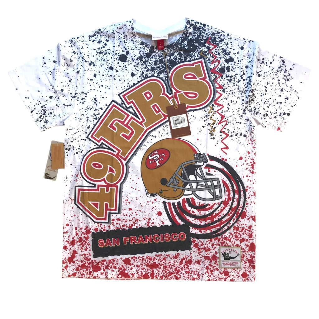 Mitchell & Ness - 49ers AOP Deadstock NWT T-Shirt