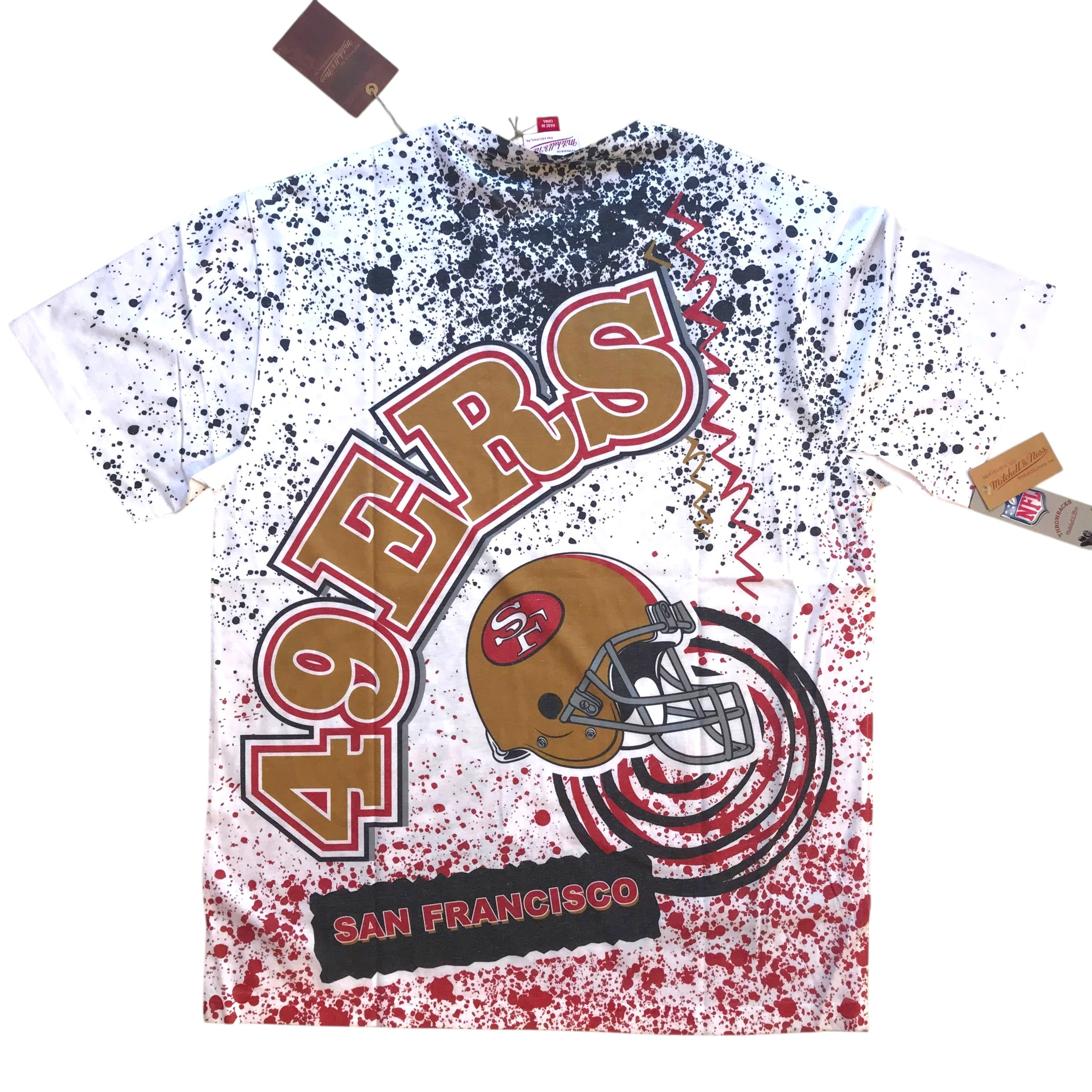 Mitchell & Ness - 49ers AOP Deadstock NWT T-Shirt