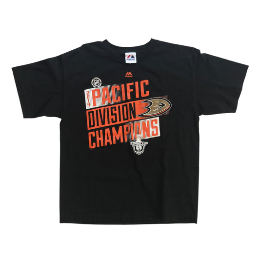 Majestic - Anaheim Ducks Division Champs Black T-Shirt