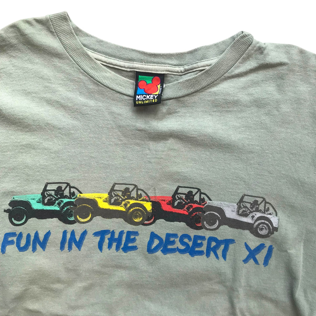 Mickey Unlimited - Fun In the Desert Jeep Vintage 90s Graphic T-Shirt