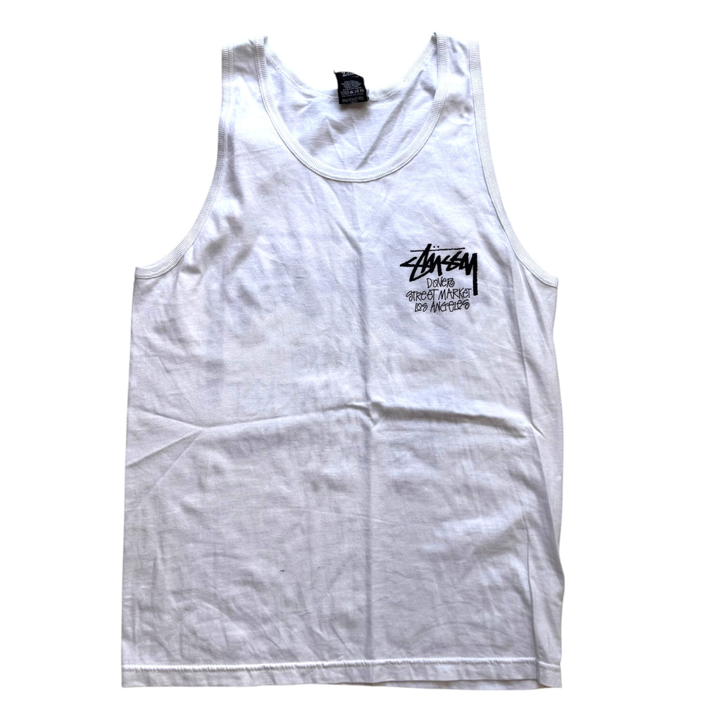 Stussy - Dover Street Market White Deadstock Tank Top Shirt