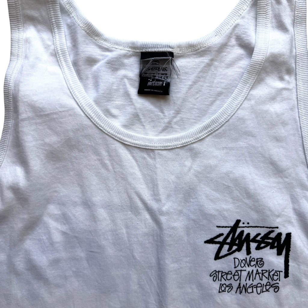 Stussy - Dover Street Market White Deadstock Tank Top Shirt