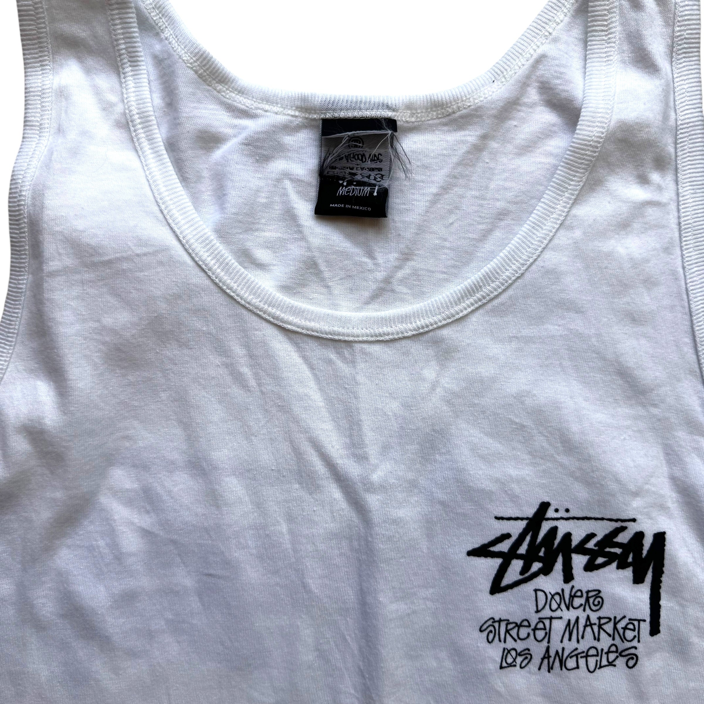 Stussy - Dover Street Market White Deadstock Tank Top Shirt