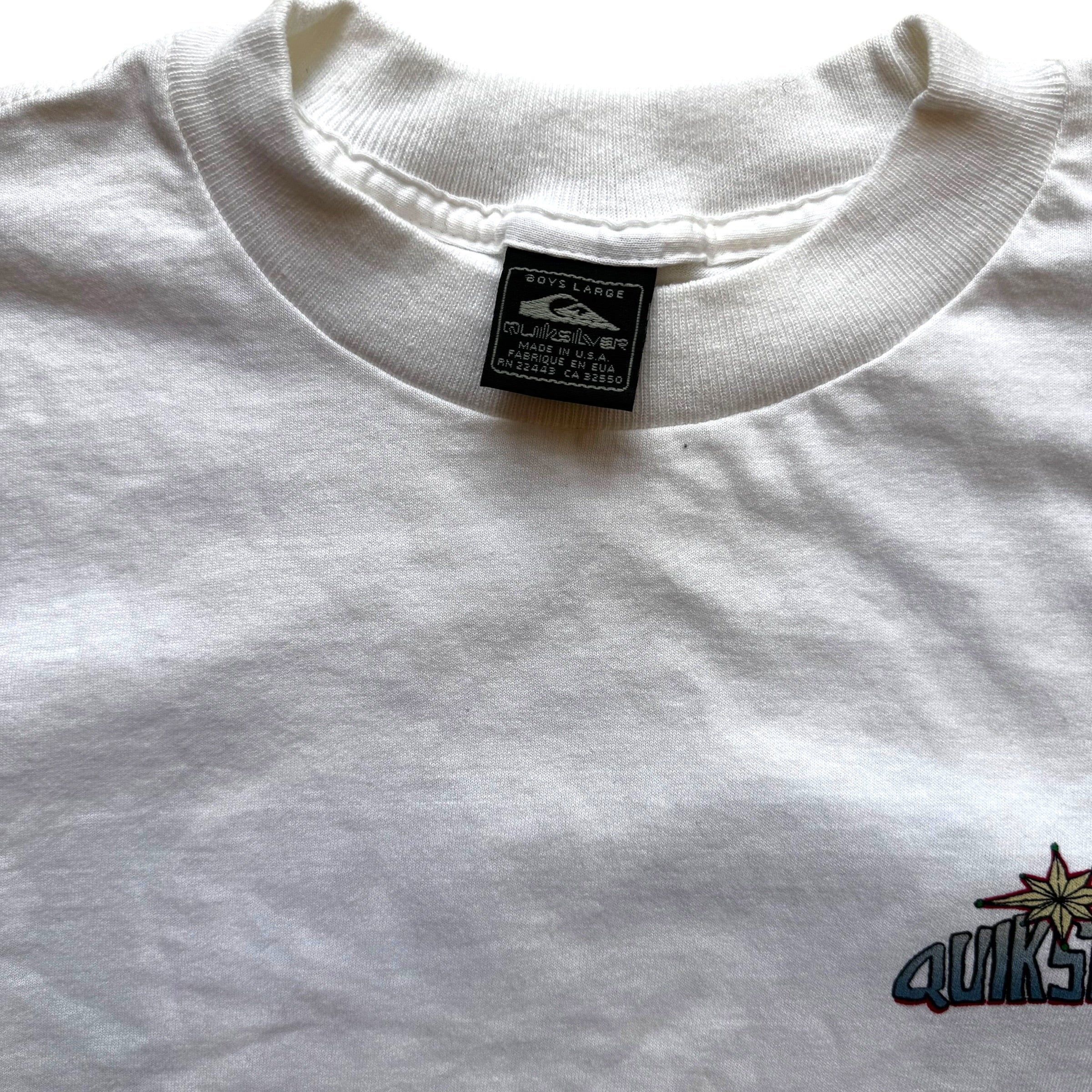 Quiksilver - Christmas Youth Graphic Vintage Y2K T-Shirt