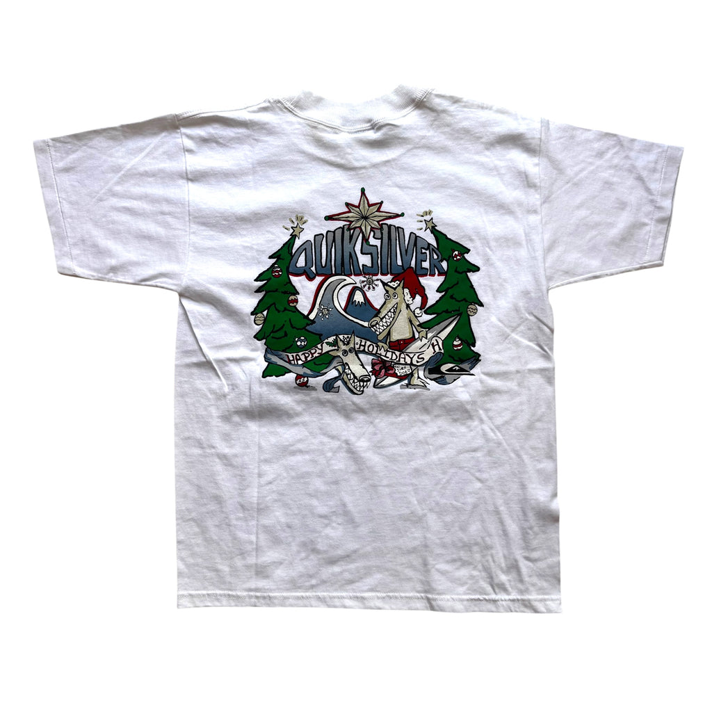 Quiksilver - Christmas Youth Graphic Vintage Y2K T-Shirt