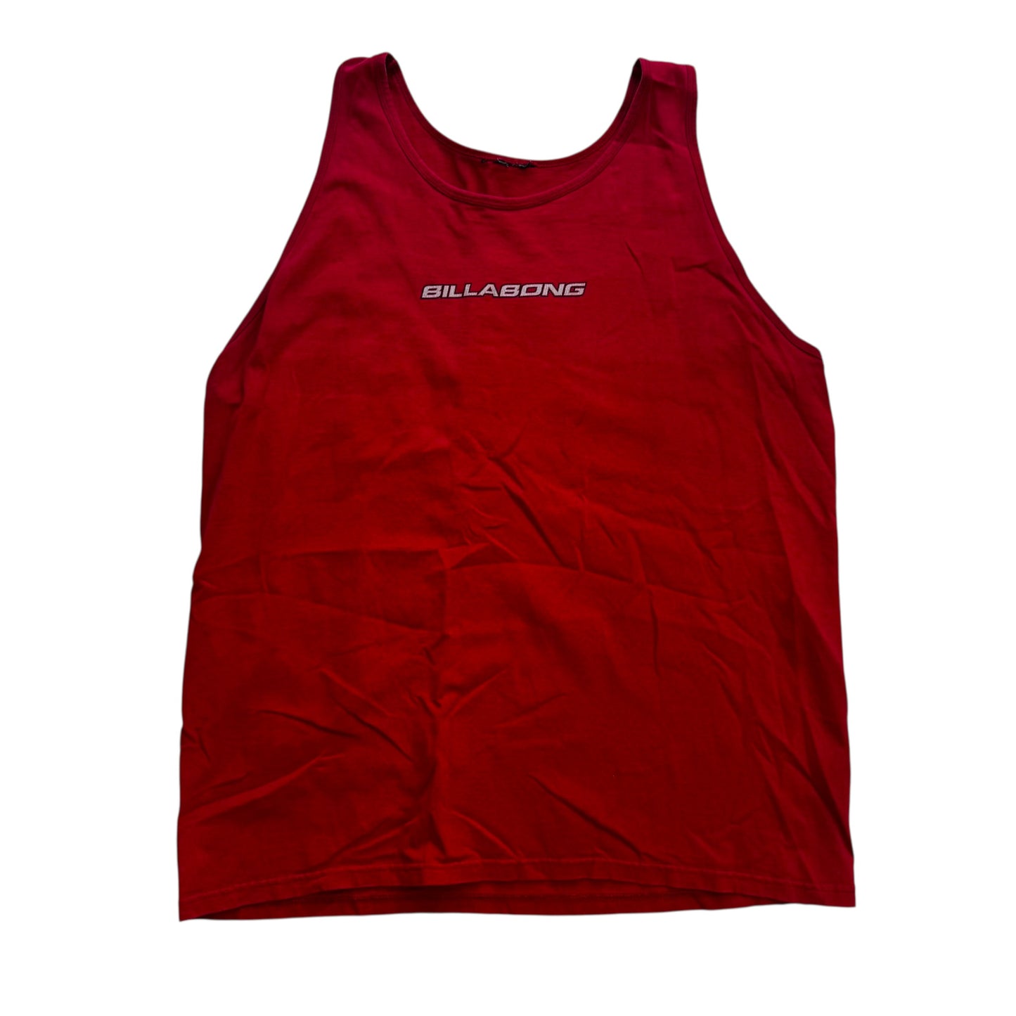 Billabong - Red Graphic Vintage 90s Tank Top Shirt