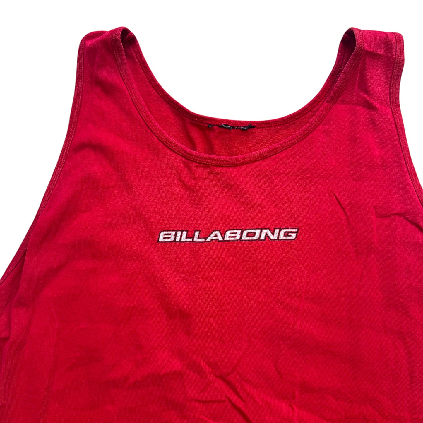 Billabong - Red Graphic Vintage 90s Tank Top Shirt