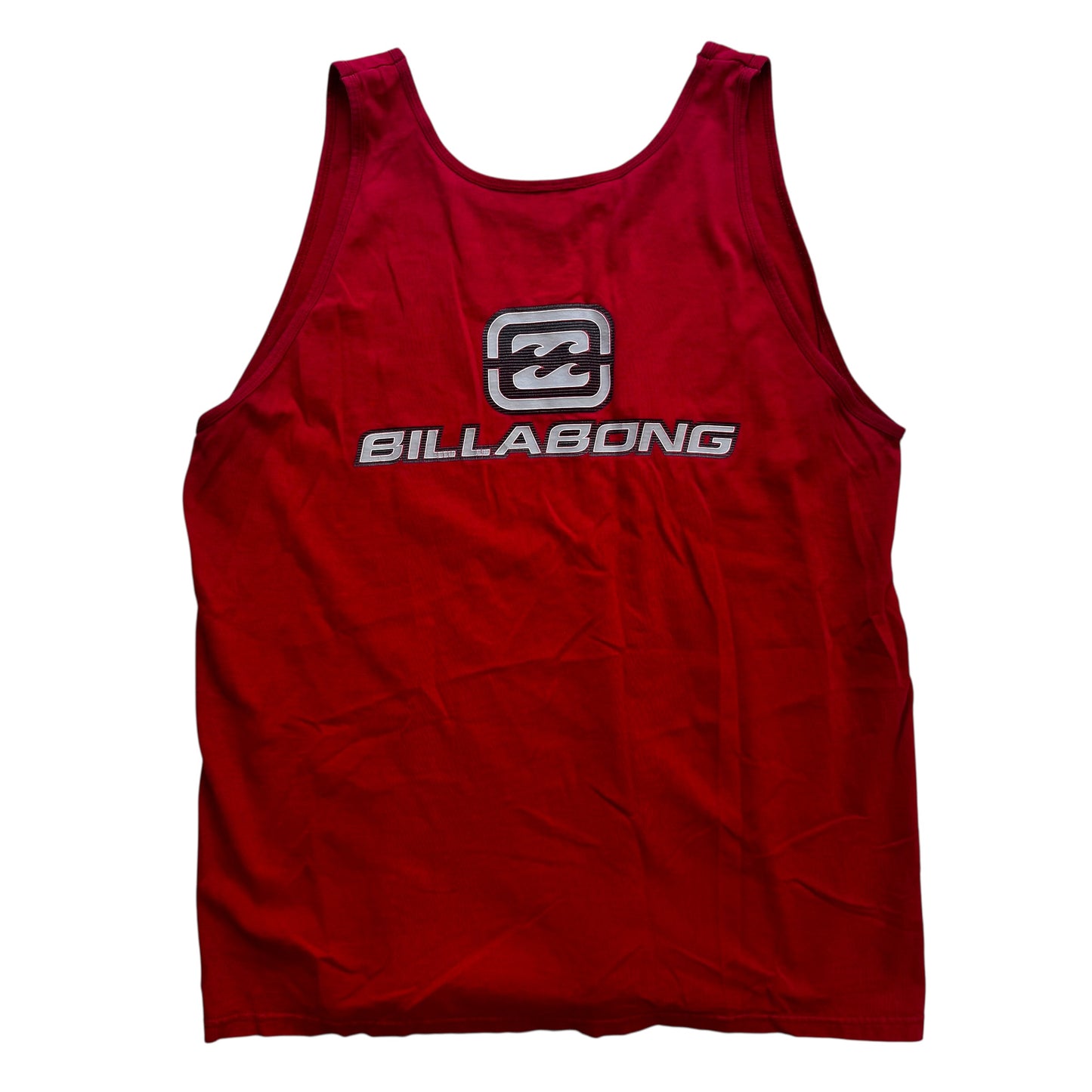 Billabong - Red Graphic Vintage 90s Tank Top Shirt