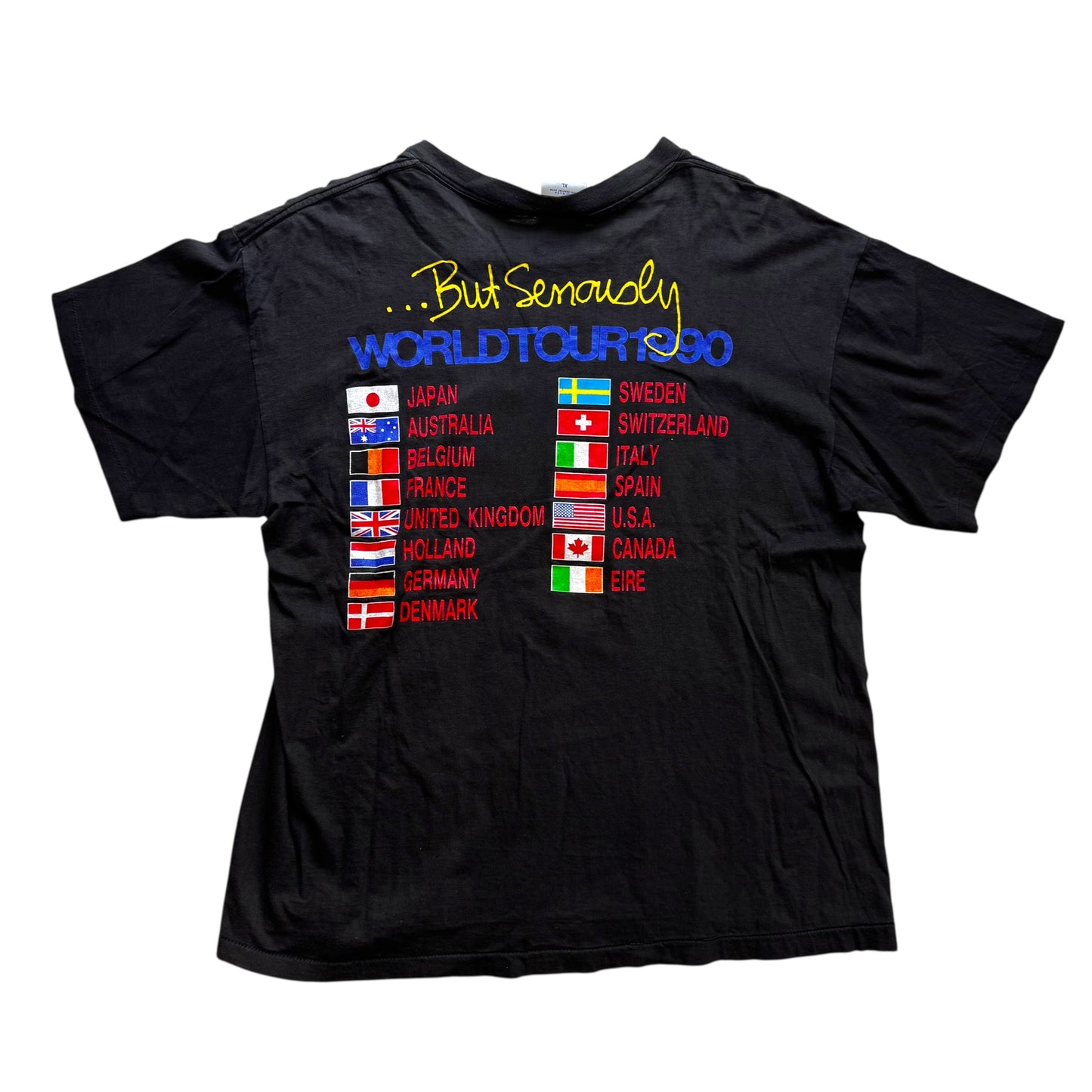 Brockum Collection - Phill Collins But Seriously Vintage 1990 Tour T-Shirt