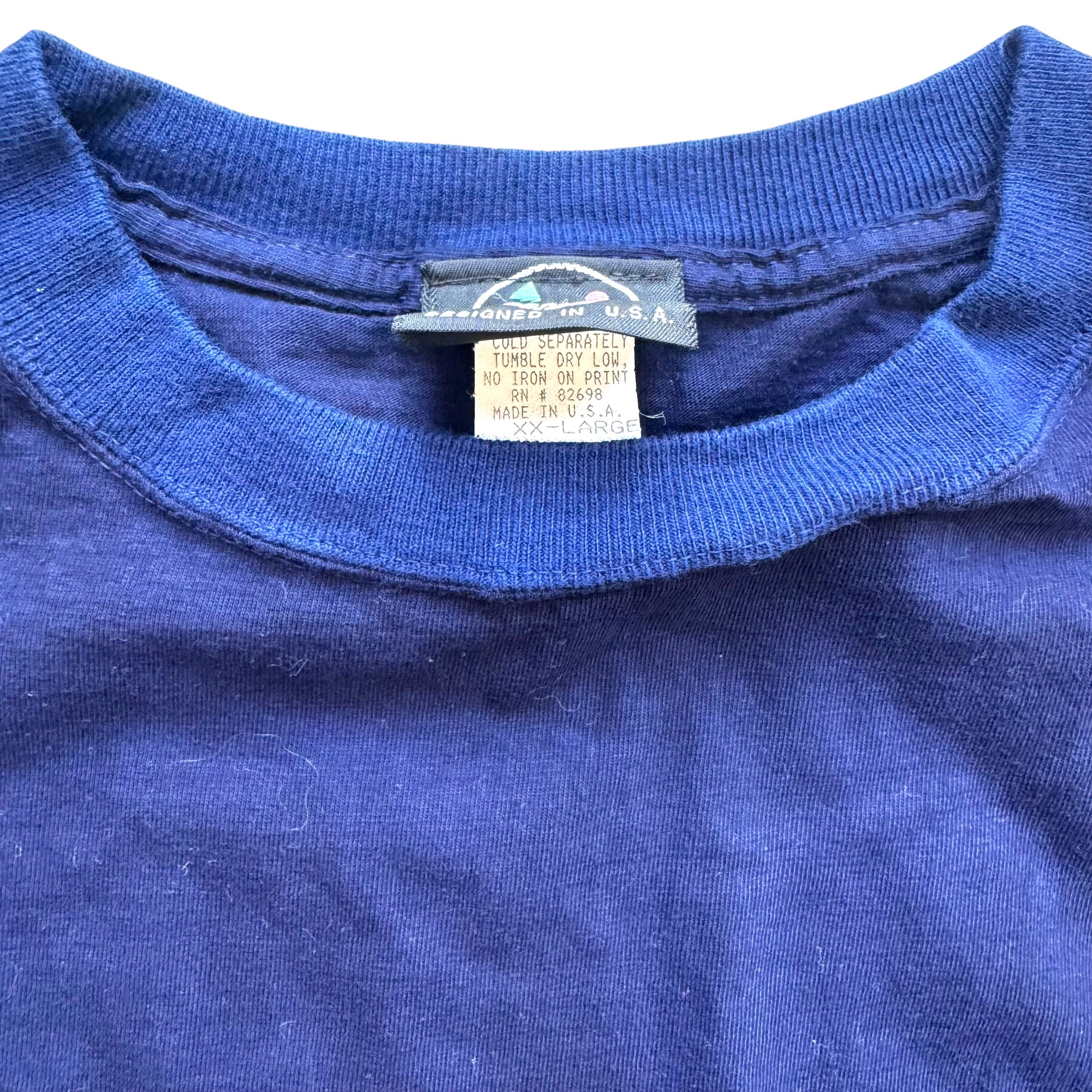 Maui & Sons - Navy Longsleeve Deadstock Vintage Y2K T-Shirt