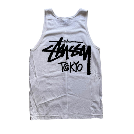 Stussy - Tokyo White Deadstock Tank Top Shirt
