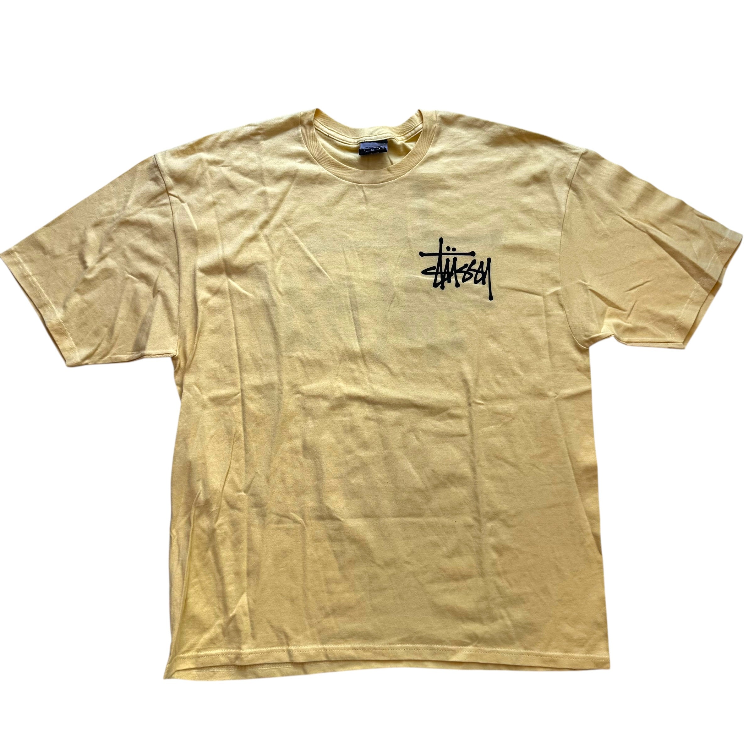 Stussy - Yellow Graphic Deadstock T-Shirt