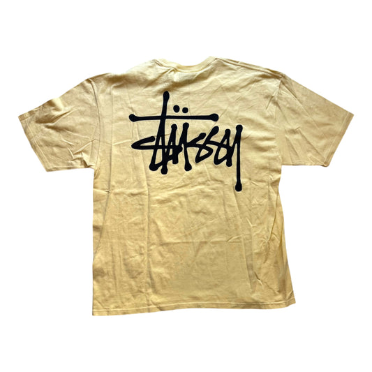 Stussy - Yellow Graphic Deadstock T-Shirt