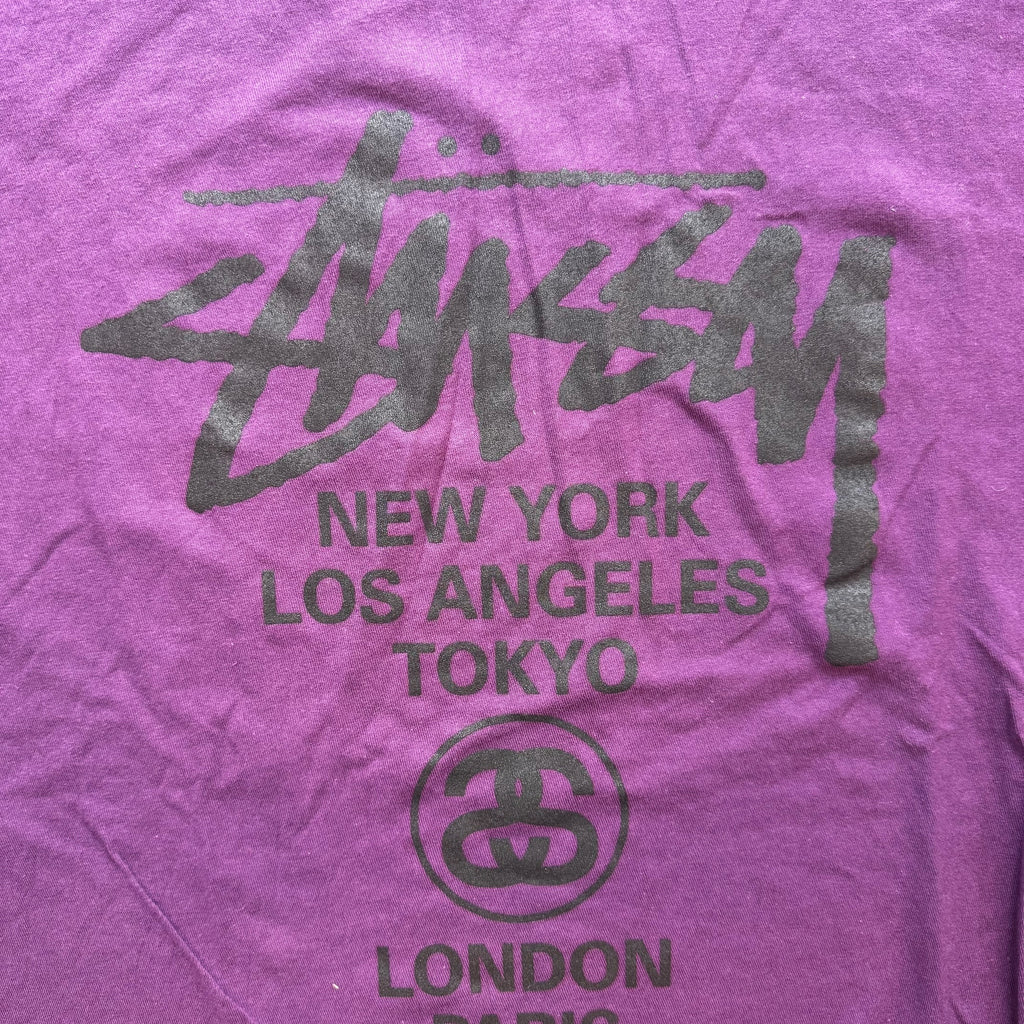 Stussy - Purple City Graphic Deadstcok T-Shirt