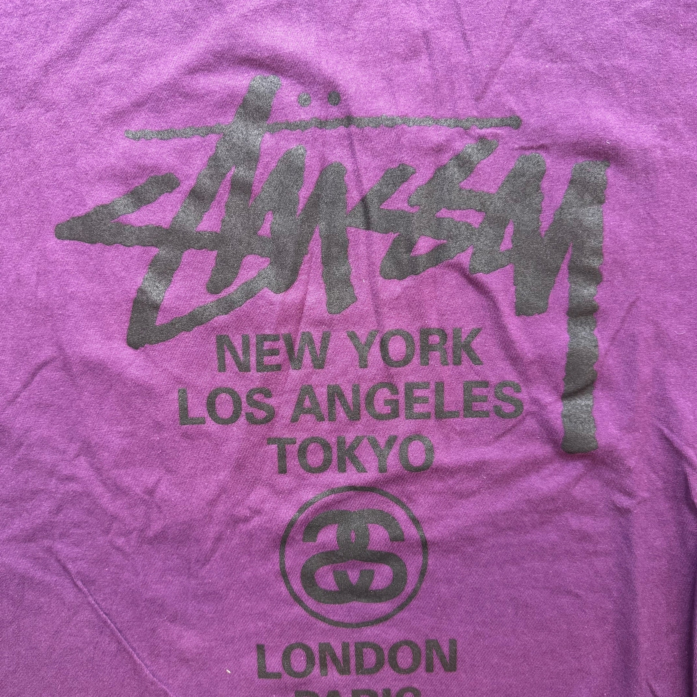 Stussy - Purple City Graphic Deadstcok T-Shirt