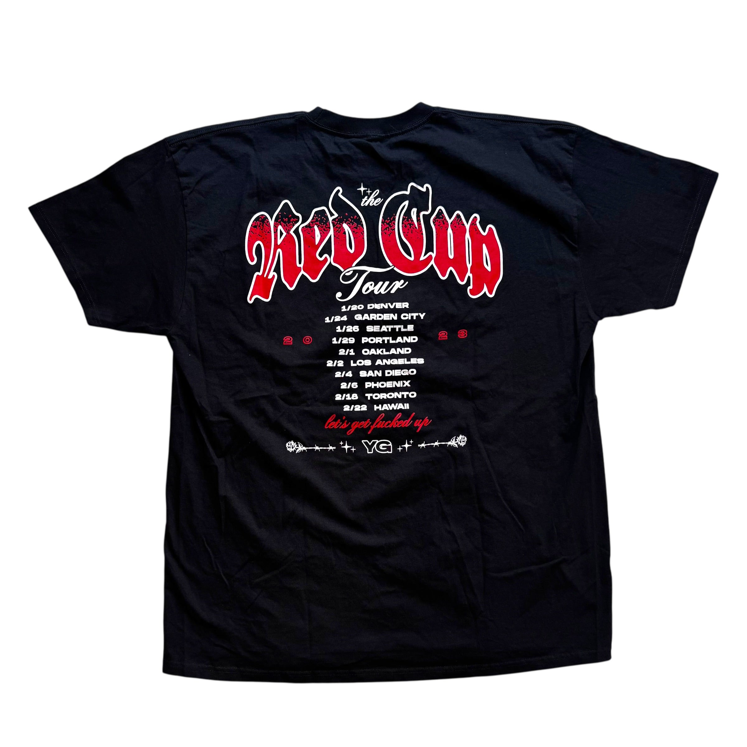4 Hunnid - Red Cup Tour A Boogie Wit Da Hoodie Graphic T-Shirt