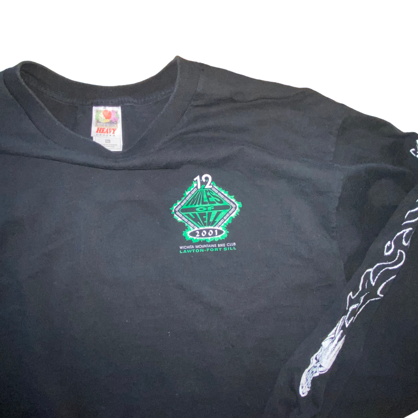 FOTL - 12 Miles of Hell Vintage 2001 Black Longsleeve T-Shirt