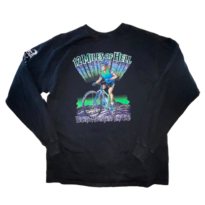 FOTL - 12 Miles of Hell Vintage 2001 Black Longsleeve T-Shirt